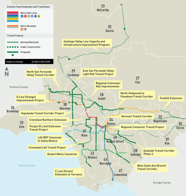 Transit Projects by Congressional District