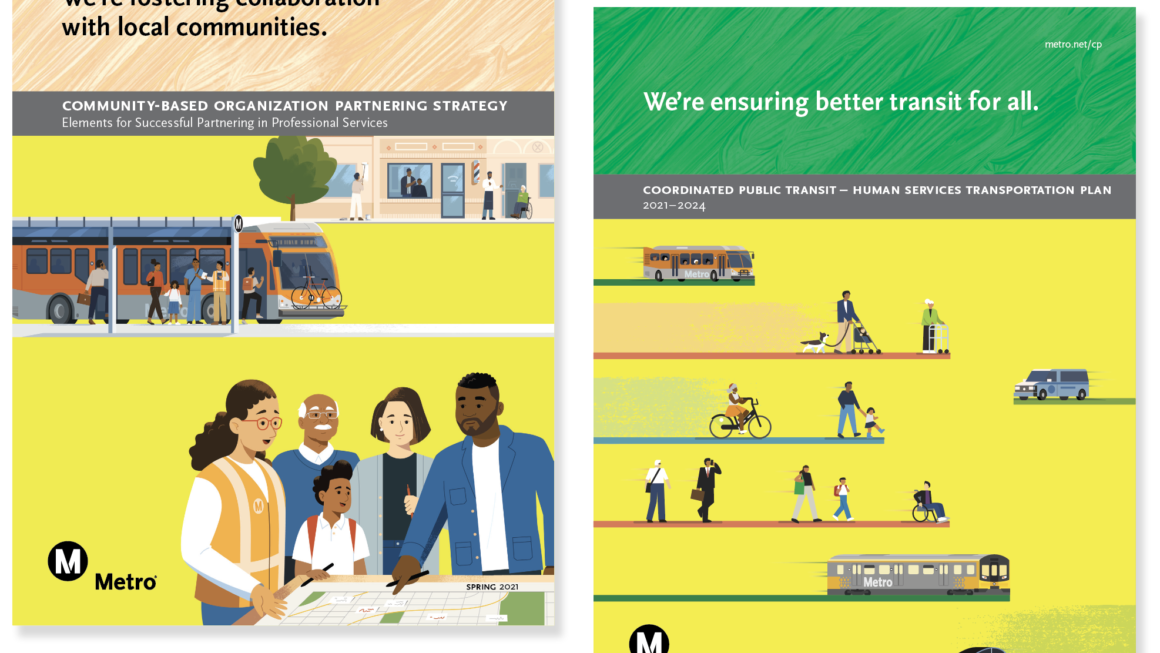 covers of CBO Partnering Strategy and Coordinated Public Transit Plan